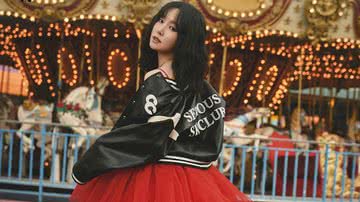 Yuju para divulgação do álbum "REC." - Divulgação/KONNECT Entertainment