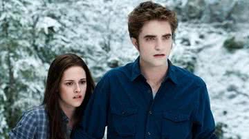 Personagens Edward e Bella no filme Crepúsculo - Divulgação