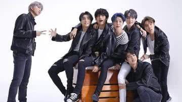Membros do BTS em um photoshoot - Divulgação