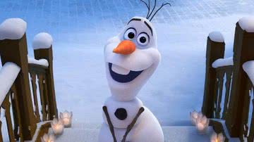 Olaf em cena do filme Frozen - Divulgação