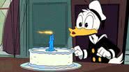 Pato Donald em seu aniversário - Divulgação