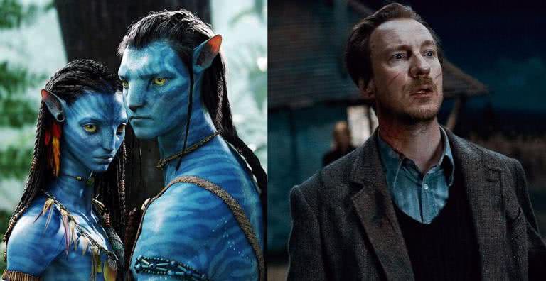Cena do filme Avatar e David Thewlis como Remus Lupin, em Harry Potter - Divulgação