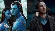 Cena do filme Avatar e David Thewlis como Remus Lupin, em Harry Potter - Divulgação