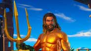 Imagem promocional da skin do Aquaman em Fortnite - Divulgação/Epic Games