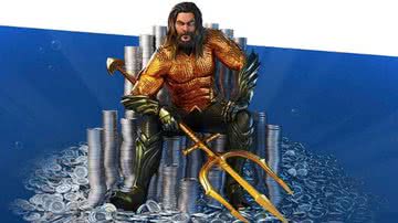 Imagem promocional da skin do Aquaman em Fortnite - Divulgação/Epic Games