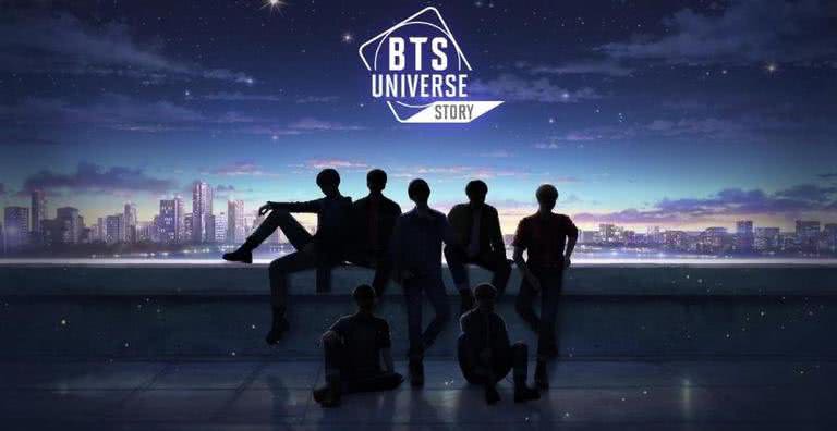 Imagem promocional do jogo BTS Universe Story - Divulgação/Netmarble