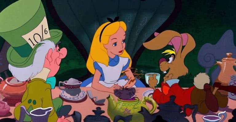 Cena da animação Alice no País das Maravilhas (1951) - Divulgação/Disney