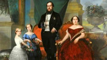 Pintura da Família Imperial do Brasil durante a monarquia - Wikimedia Commons