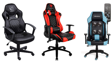 Cadeiras gamers para jogar com conforto - Reprodução/Amazon
