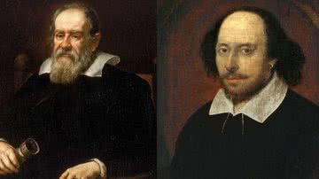 O cientista Galileu Galilei e o dramaturgo William Shakespeare - Wikimedia Commons