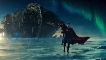 Superman com o seu Titanic na Fortaleza da Solidão - Divulgação/DC Comics
