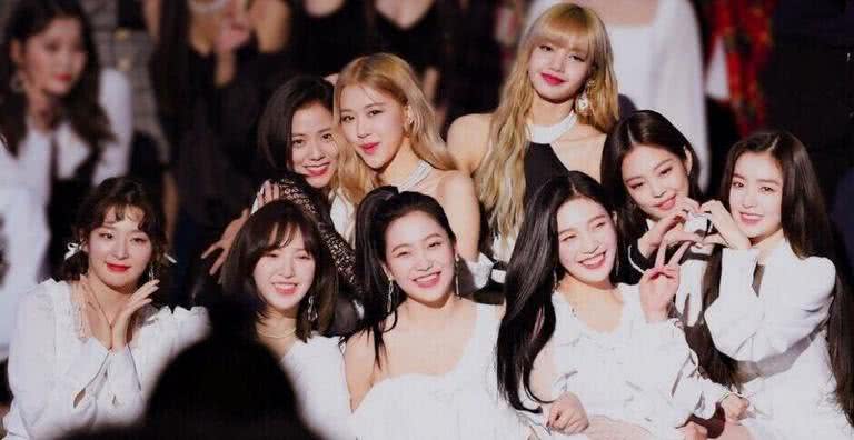 BLACKPINK e Red Velvet no Gaon Chart Music Awards de 2019 - Divulgação/Twitter