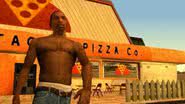 CJ, o personagem principal de GTA: San Andreas - Divulgação/Rockstar Games