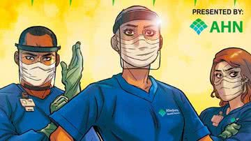 Capa da HQ The Vitals: True Nurse Stories - Divulgação/Marvel Comics/Allegheny Health Network