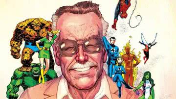 Arte feita pela Marvel em homenagem ao aniversário de Stan Lee - Divulgação/Marvel Comics