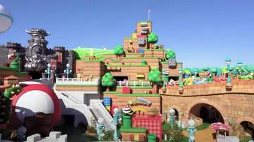 Imagem promocional do parque Super Nintendo World - Divulgação/Nintendo