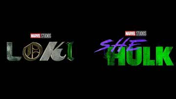 Logos das séries Loki e She-Hulk - Divulgação/Marvel