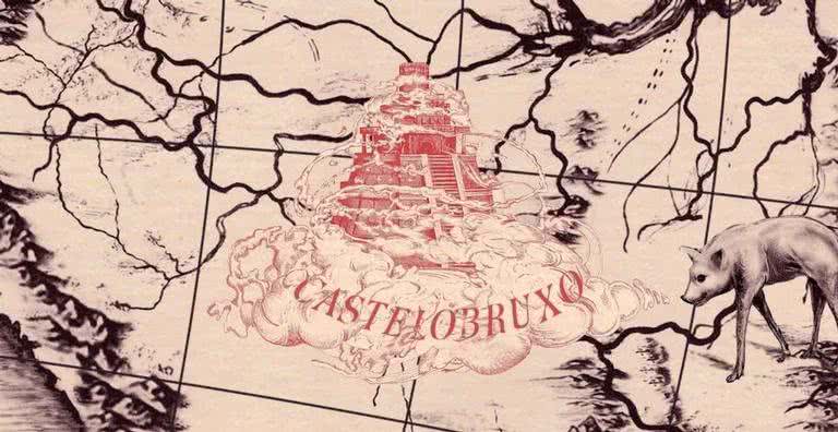 Imagem promocional de Castelobruxo no mapa - Divulgação/Wizarding World