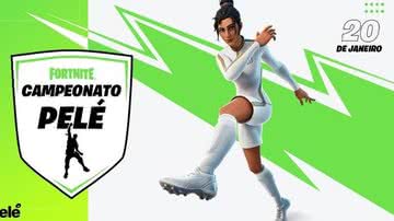 Imagem promocional do Campeonato Pelé no Fortnite - Divulgação/Epic Games