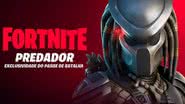Imagem promocional da skin do Predador no Fortnite - Divulgação/Epic Games