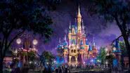 Representação do Castelo da Cinderela para a comemoração - Divulgação/Disney