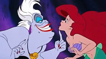 Cena de Úrsula e Ariel em A Pequena Sereia (1989) - Divulgação/Disney