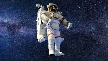 Imagem ilustrativa de um astronauta no espaço - Pixabay