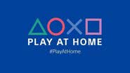 Logo da campanha Play At Home - Divulgação/Sony