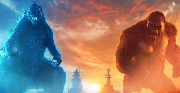 Imagem promocional de Godzilla e King Kong no World of Warships - Divulgação/Wargaming/Legendary Entertainment/Toho Co, Ltd.