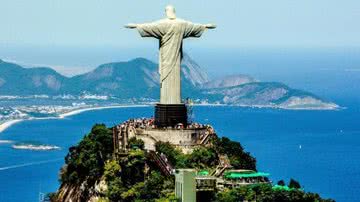 Imagem aérea do Cristo Redentor, no Rio de Janeiro - Pixabay