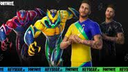 Imagem promocional das skins do Neymar para o Fortnite - Divulgação/Epic Games
