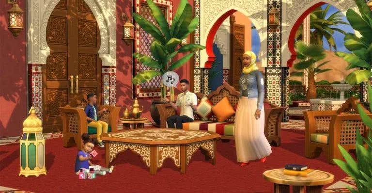 Imagem promocional do Kit The Sims 4: Oásis no Quintal - Divulgação/EA Games