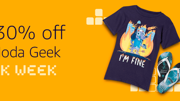 Na Geek Week Amazon você encontra os melhores itens em moda geek - Reprodução/Amazon