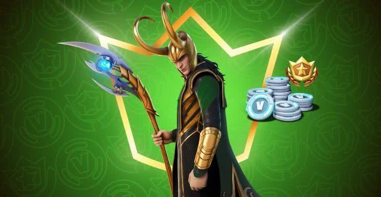 Imagem promocional da skin do Loki em Fortnite - Divulgação/Epic Games
