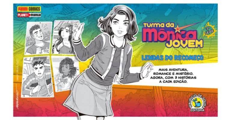 Imagem promocional da terceira série de Turma da Mônica Jovem - Divulgação/Panini