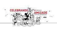 Imagem promocional da comemoração do mês da amizada de Mickey e seus amigos - Divulgação/Disney