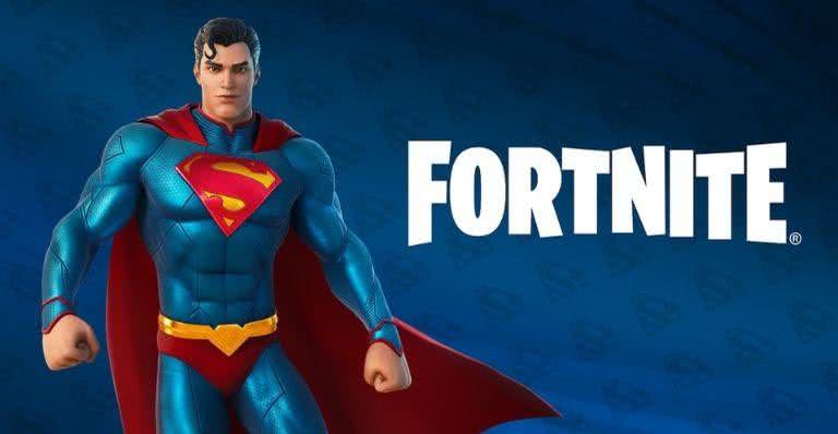 Imagem promocional da skin do Superman no Fortnite - Divulgação/Epic Games