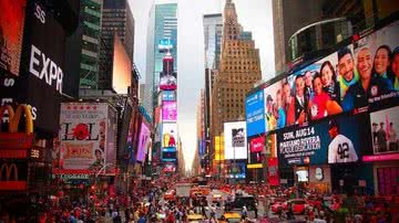 Times Square, em Nova York, nos Estados Unidos - Pixabay