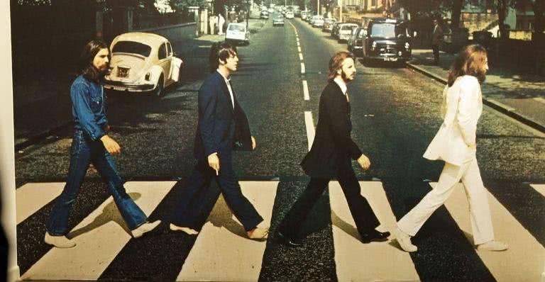 Capa do disco Abbey Road em uma exibição na Alemanha - Getty Images