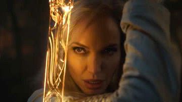 Angelina Jolie como Thena em 'Os Eternos' - Divulgação/Marvel Studios