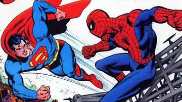 Capa da HQ 'Superman vs. the Amazing Spiderman' (1976) - Divulgação/DC Comics/Marvel Comics
