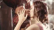 Cena do beijo entre Peter Parker e Mary Jane em Homem-Aranha (2002) - Divulgação/Columbia Pictures