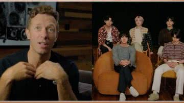 Chris Martin, do Coldplay, entrevista BTS e faz elogios para o grupo: 'Bem feito em tudo' - Reprodução/Youtube