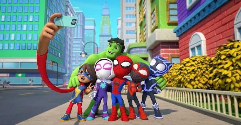 Imagem promocional de 'Spidey e Seus Amigos Espetaculares' - Divulgação/Disney