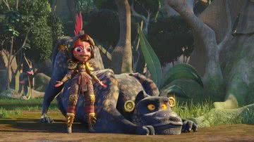 Imagem promocional de Maya e os 3 Guerreiros - Divulgação/Netflix