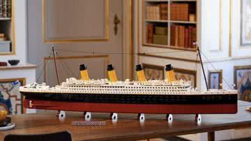 Lego lança modelo de Titanic com mais de um metro e meio de comprimento - Divulgação