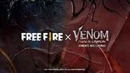 Imagem promocional da parceria entre Free Fire e Venom: Tempo de Carnificina - Divulgação/Garena