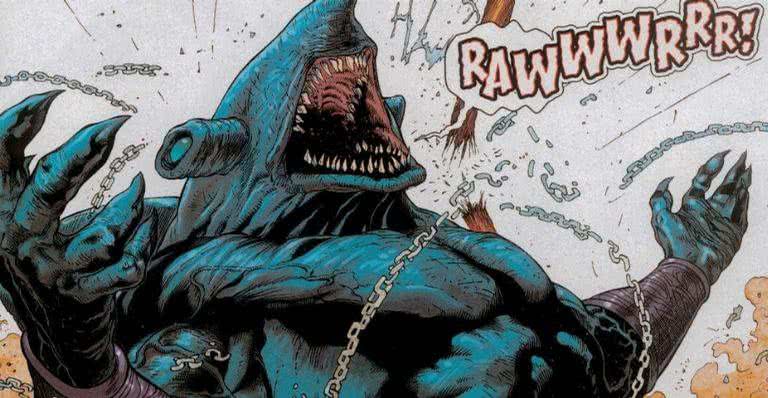 Tubarão-Rei para as HQs da DC Comics - Divulgação/DC Comics