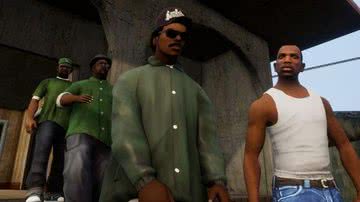 Imagem remasterizada de GTA: San Andreas - Divulgação/Rockstar Games