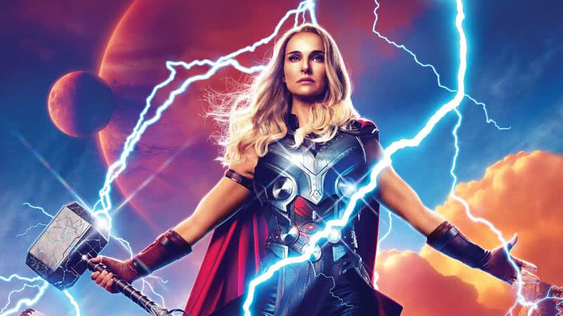 Jane Foster, a poderosa Thor em pôster de ‘Thor: Amor e Trovão' - Divulgação/ Marvel Studios